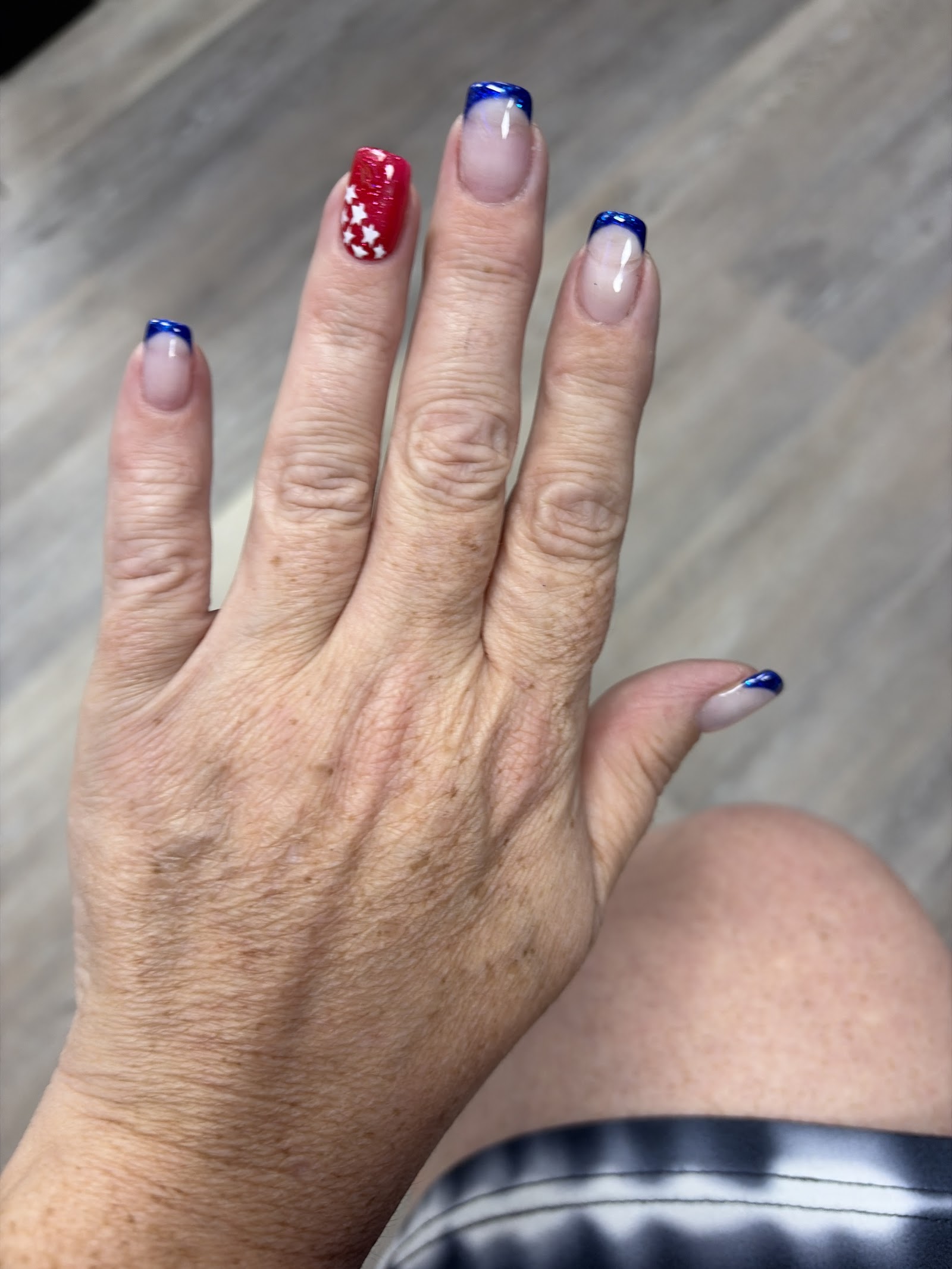 Blue Nails Spa nail work in Concord, North Carolina